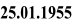 25.01.1955
